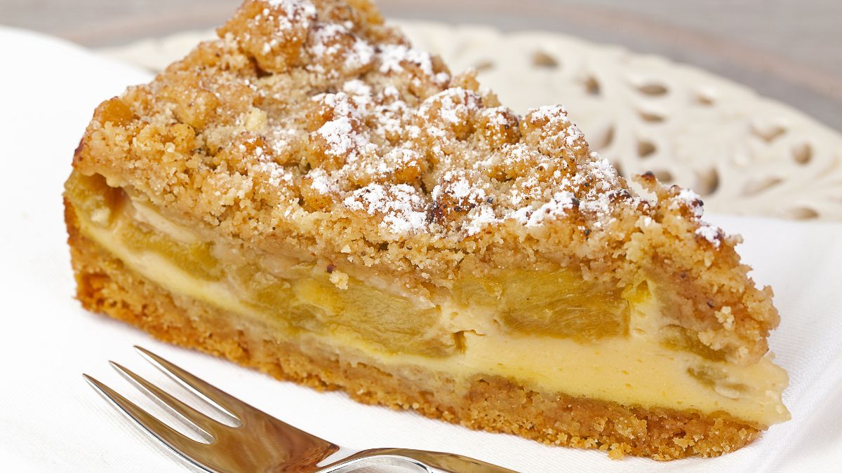 Jabłecznik z budyniem - Pyszności