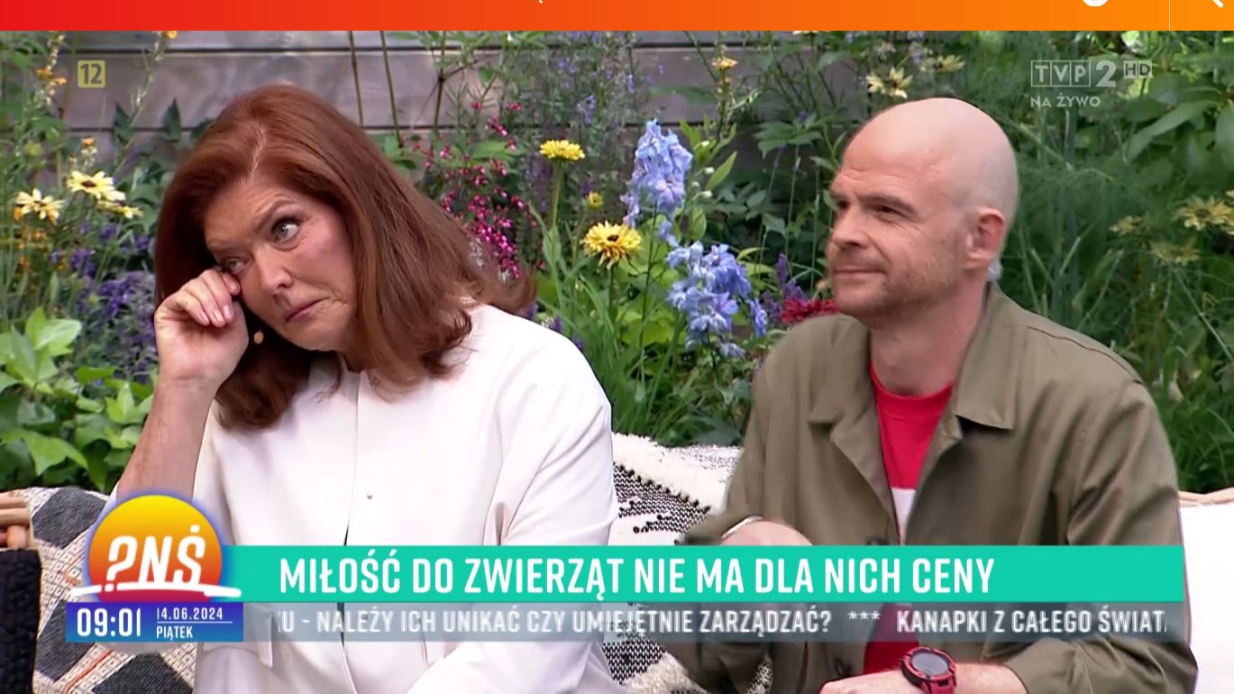 Katarzyna Dowbor zalała się łzami