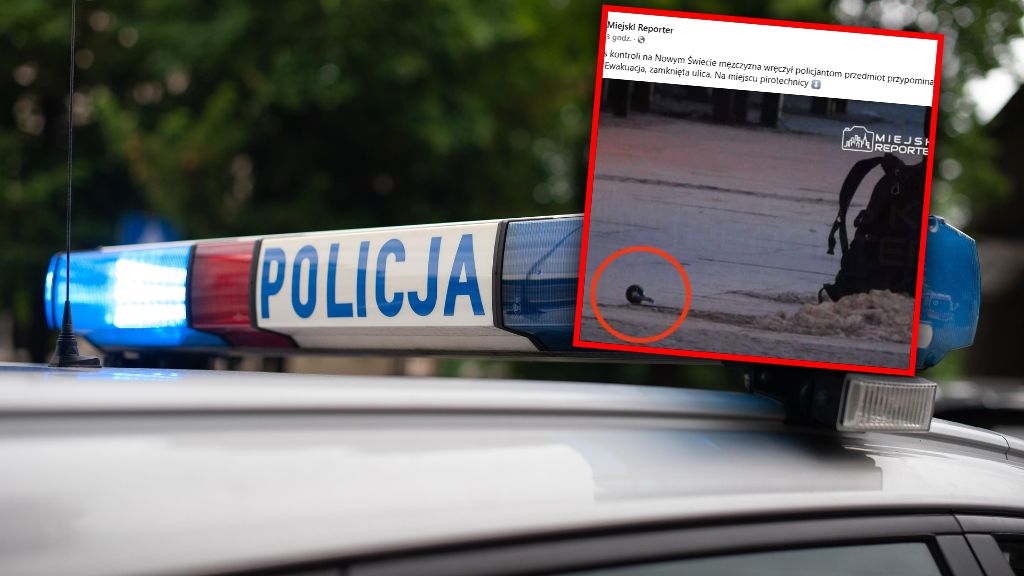 Tajemniczy przedmiot okazał się atrapą granatu