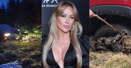 Sylwia Peretti UTKNĘŁA samochodem w górach. Czekała godzinami, zanim ktoś ją wyciągnął