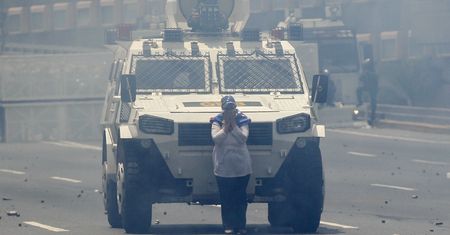 Wenezuela. Masowe demonstracje w centrum Caracas