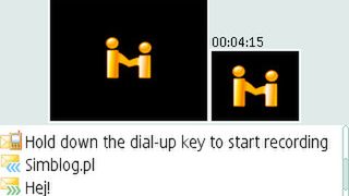 imiChat - wideorozmowy na Symbianie 1