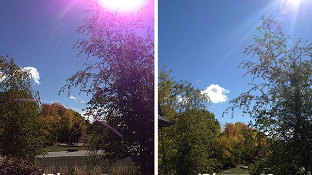 Fioletowa flara - przypadłość iPhone'a 5 czy zasady optyki? 1