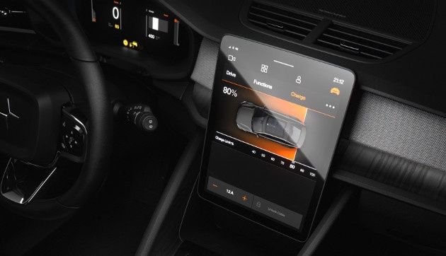 Polestar 2 tablet
