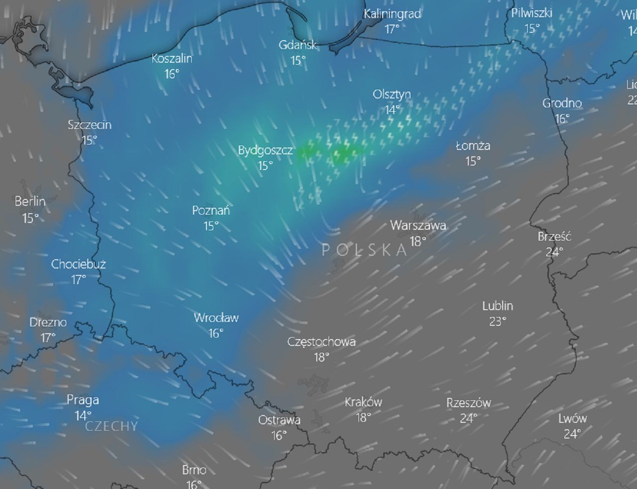 Pogoda na 31 sierpnia. IMGW ostrzega przed burzami i opadami. Warto śledzić komunikaty