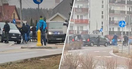 Wielka akcja pod Warszawą. Ogromny huk, mnóstwo policji