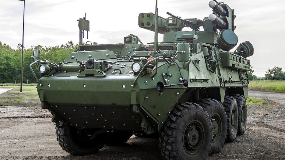 M-SHORAD z wyrzutnią pocisków Stinger