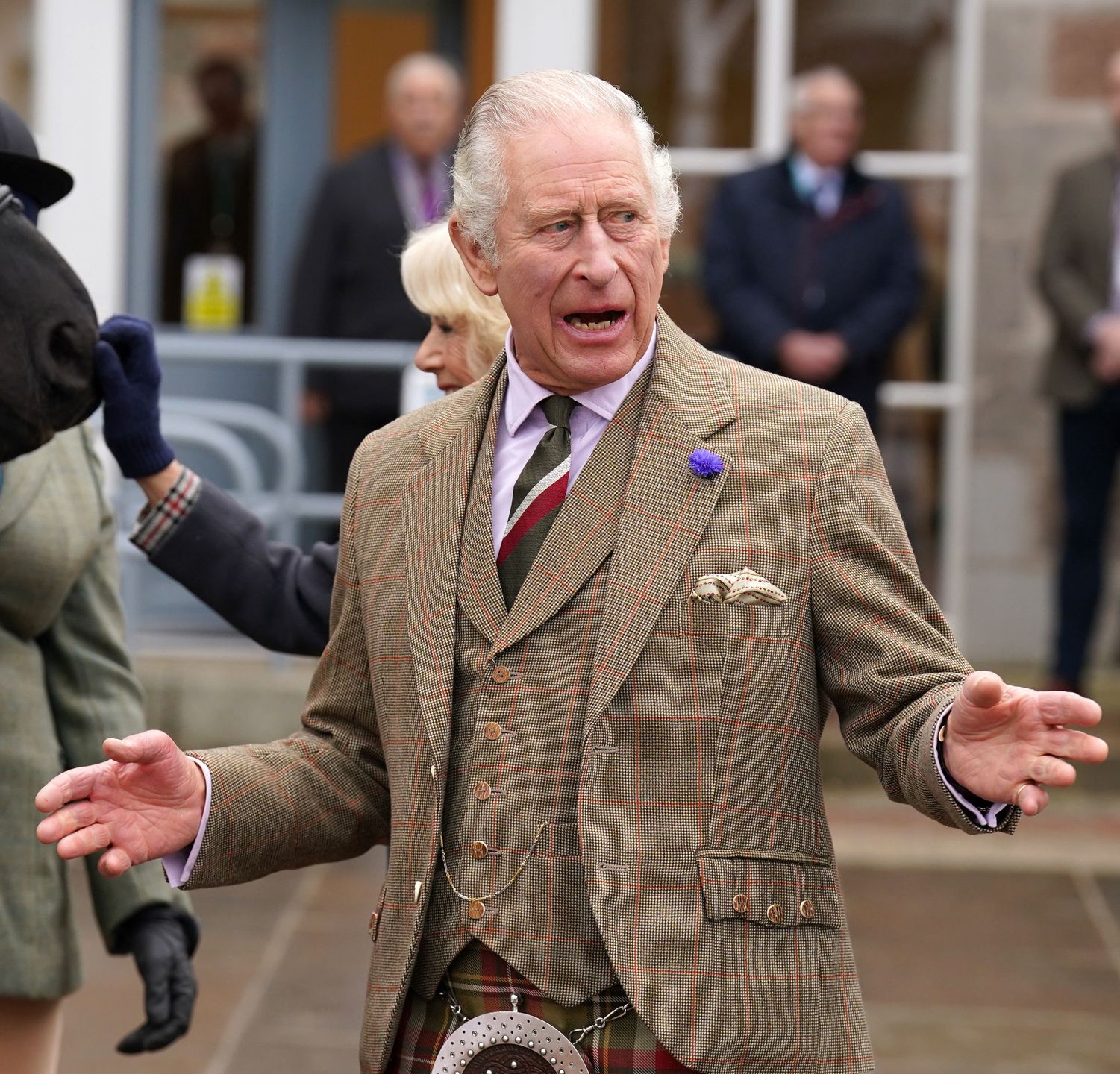Książę Charles i premier Wielkiej Brytanii John Major