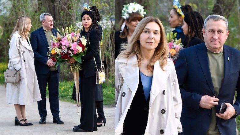 Elity przybywają na charytatywną kolację w Łazienkach Królewskich