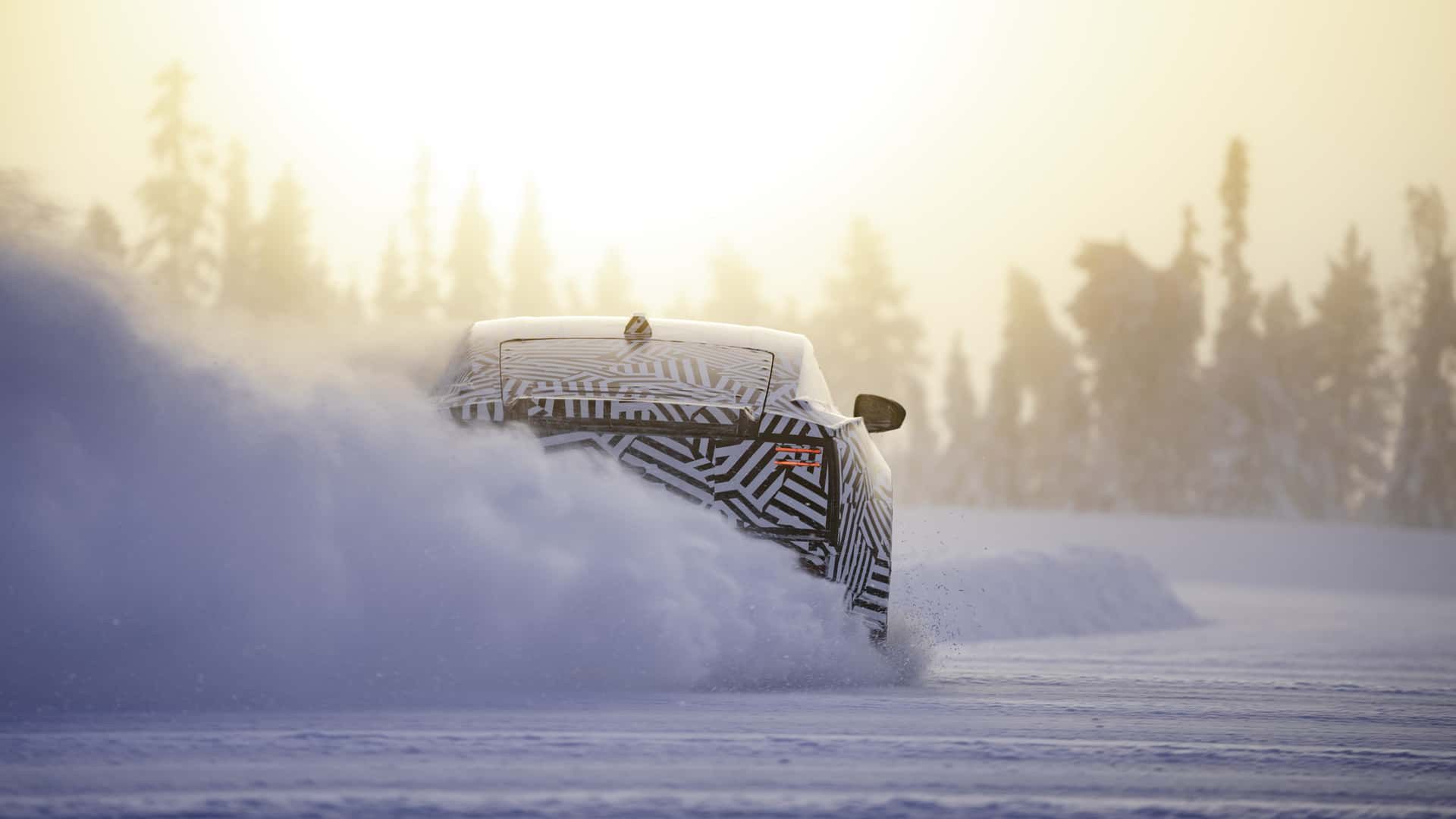 Nowy Jaguar podczas zimowych testów