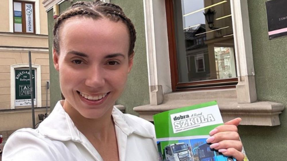 Marianna Schreiber chciałaby prowadzić pojazdy wojskowe