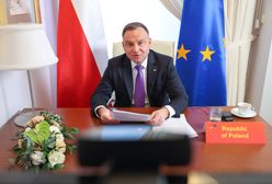 Protest mediów. Prezydent Andrzej Duda: tu chodzi o pieniądze