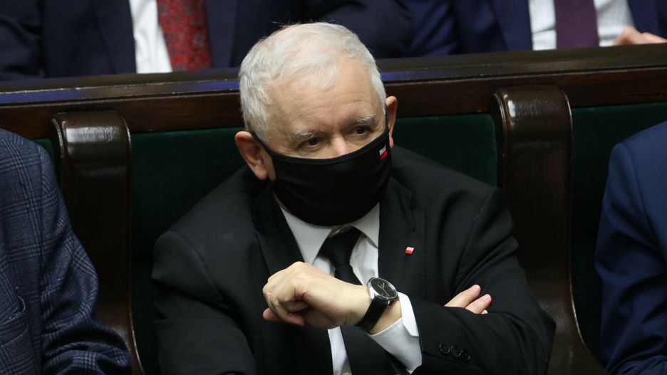 45. posiedzenie Sejmu IX kadencji17.12.2021 Warszawa Sejm 45. posiedzenie Sejmu IX kadencji  Fot. Andrzej Iwanczuk/REPORTER
n/z: Jaroslaw KaczynskiAndrzej Iwanczuk/REPORTER