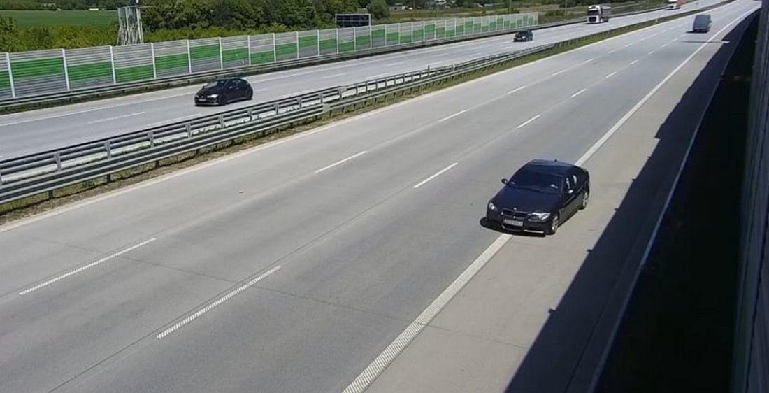 Kierowca BMW jechał pod prąd na autostradzie A1