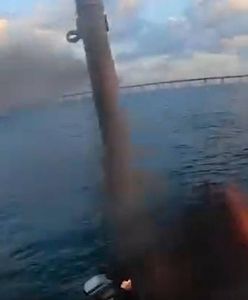 Nagrano bitwę morską Izraela z Hamasem. Wstrząsające obrazy