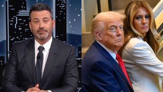 Jimmy Kimmel na WOJENNEJ ŚCIEŻCE z Melanią Trump. Broni skeczu, w którym nazwał ją "WDOWĄ": "To nie było wezwanie do zamachu"