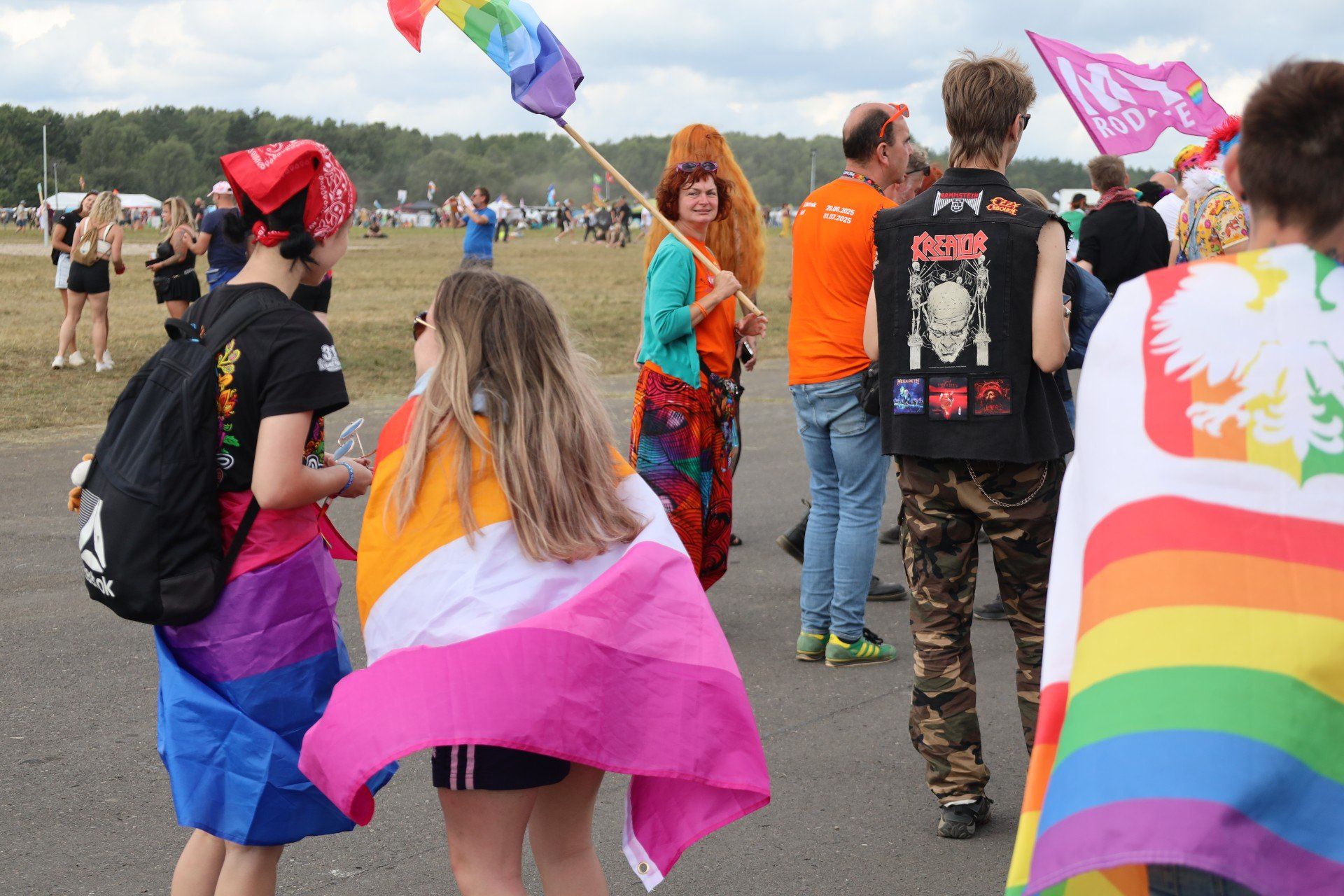 Marsz Równości na Pol&#39;and&#39;Rock 2025 w Czaplinku