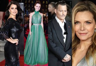 Penelope Cruz, Michelle Pfeiffer i Johnny Depp świętują premierę "Morderstwa w Orient Expressie" (ZDJĘCIA)