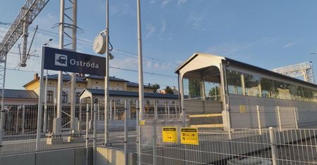 Ostróda: Kolejny etap modernizacji stacji osiągnięty. Od 14 grudnia zmiany
