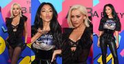 Odmienione Nicole Scherzinger i Christina Aguilera wdzięczą się na urodzinach modnej knajpy (ZDJĘCIA)
