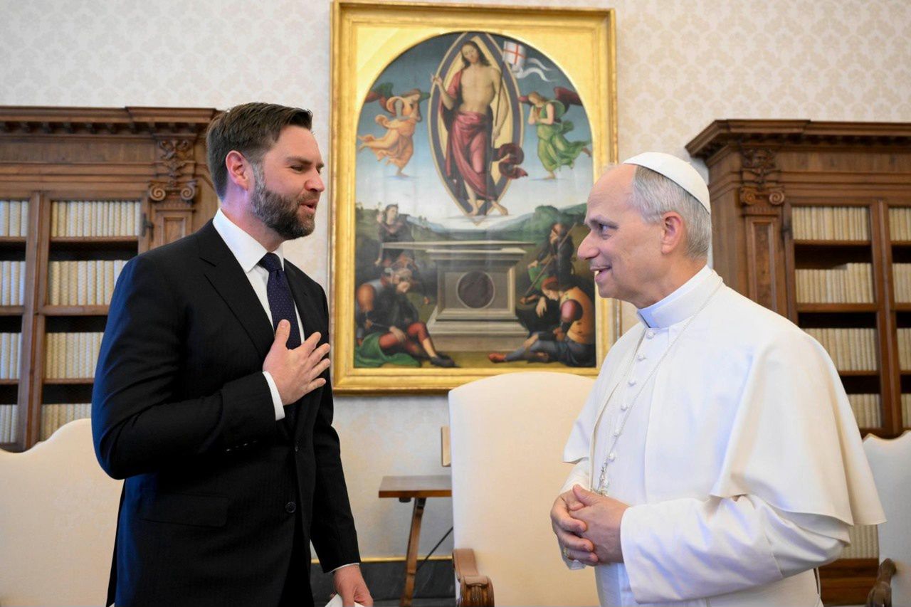 Papst Leo XIV trifft USA-Vize bei erster Vatikan-Audienz