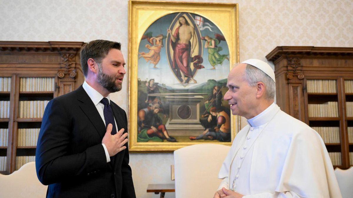 Spotkanie papieża z J.D. Vance
