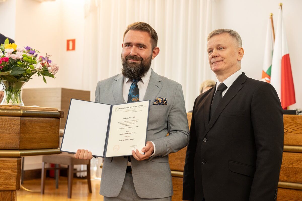 Pierwsza sesja nowej Rady Miasta Lublin i ślubowanie radnych