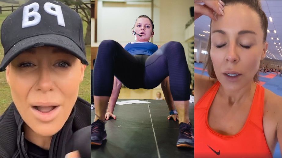 Małgorzata Rozenek na obozie Anny Lewandowskiej 