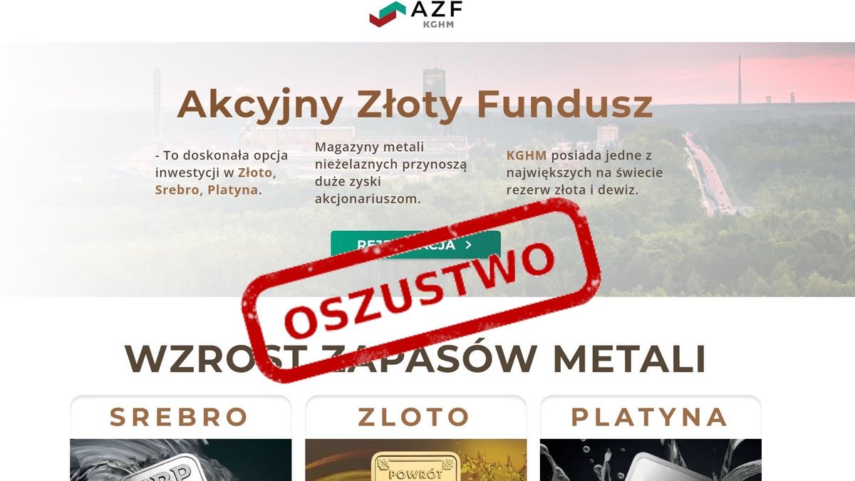 Oszustwo "na KGHM"
