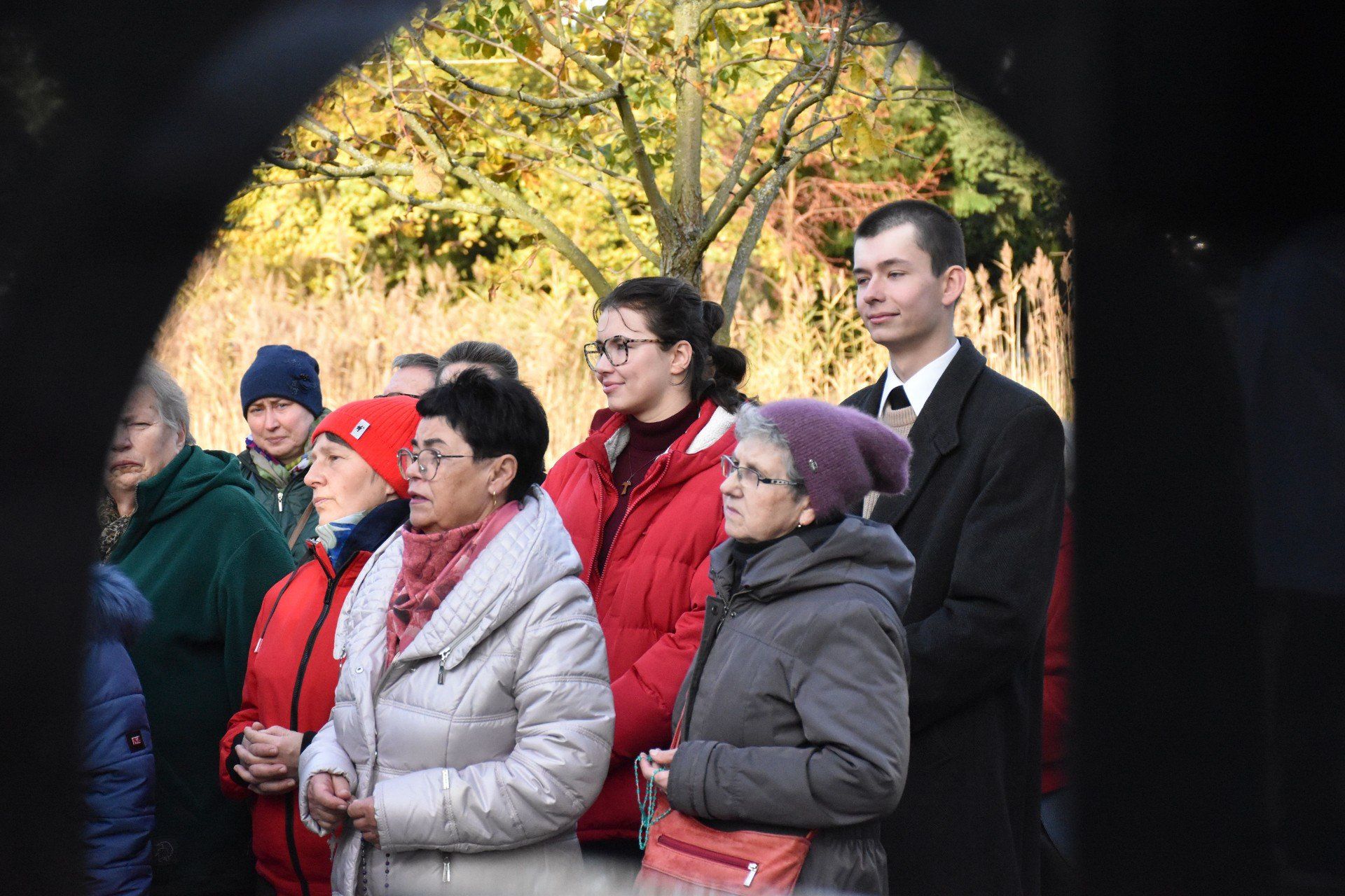 Wszystkich Świętych w Malborku. Procesja na cmentarzu
