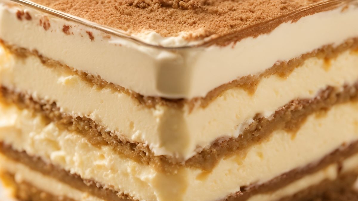 Warstwowe ciasto bez pieczenia