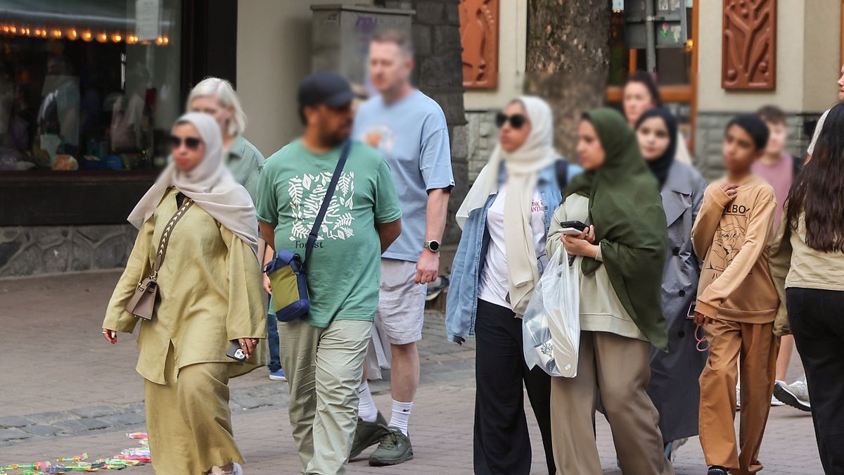 Arabscy turyści w Zakopanem