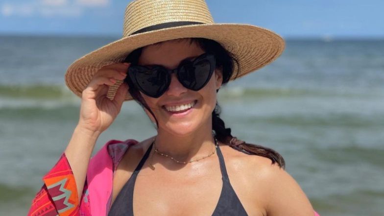 Kasia Cichopek pozuje w bikini