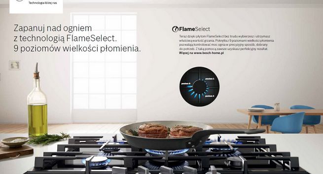 „Zapanuj nad ogniem” w kampanii płyt gazowych z systemem FlameSelect (wideo)