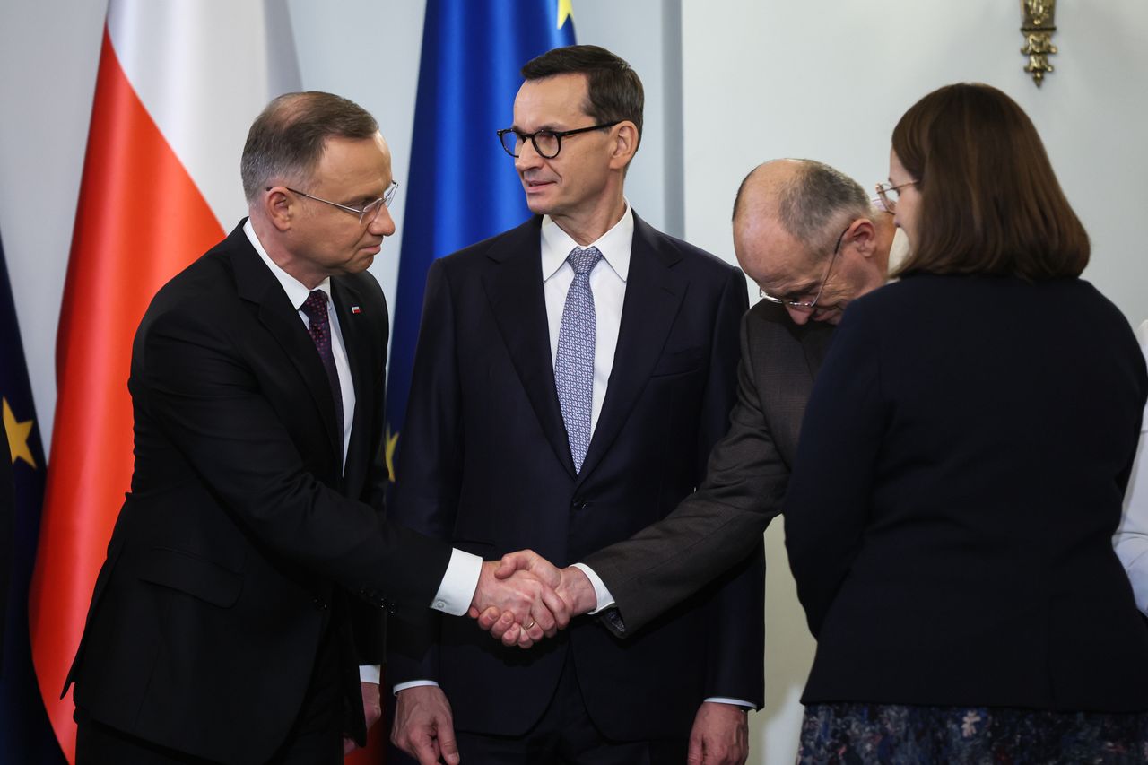 Mateusz Morawiecki i Andrzej Duda