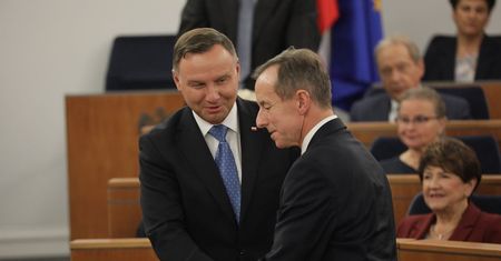 Andrzej Duda chce zmian w "Piątce Kaczyńskiego". Spotkanie z Tomaszem Grodzkim