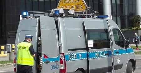 Karambol na ulicy Poleskiej w Kielcach