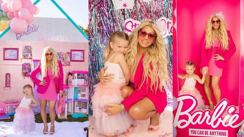 Jessica Simpson wyprawiła trzyletniej córce urodziny W STYLU BARBIE (ZDJĘCIA)