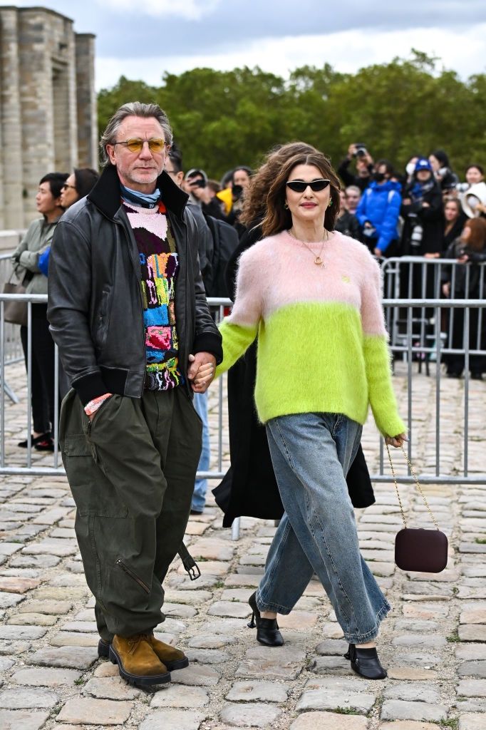 Loewe: Outside Arrivals - Paris Fashion Week - Womenswear Spring-Summer 2025
PARIS, FRANCE - SEPTEMBER 27: Daniel Craig and Rachel Weisz attend the Loewe Paris Womenswear Spring-Summer 2025 show as part of Paris Fashion Week on September 27, 2024 in Paris, France. (Photo by Stephane Cardinale - Corbis/Corbis via Getty Images)
Stephane Cardinale - Corbis