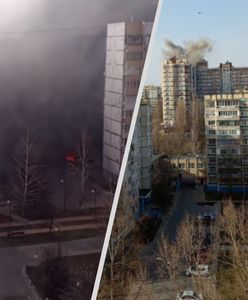 Kłęby dymu, odgłosy eksplozji. Rosjanie przerażeni