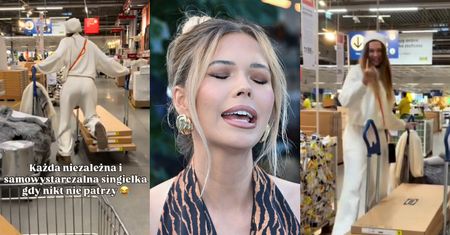 Rozbawiona Sandra Kubicka nadaje z zakupów: "Samowystarczalna i NIEZALEŻNA SINGIELKA" (FOTO)