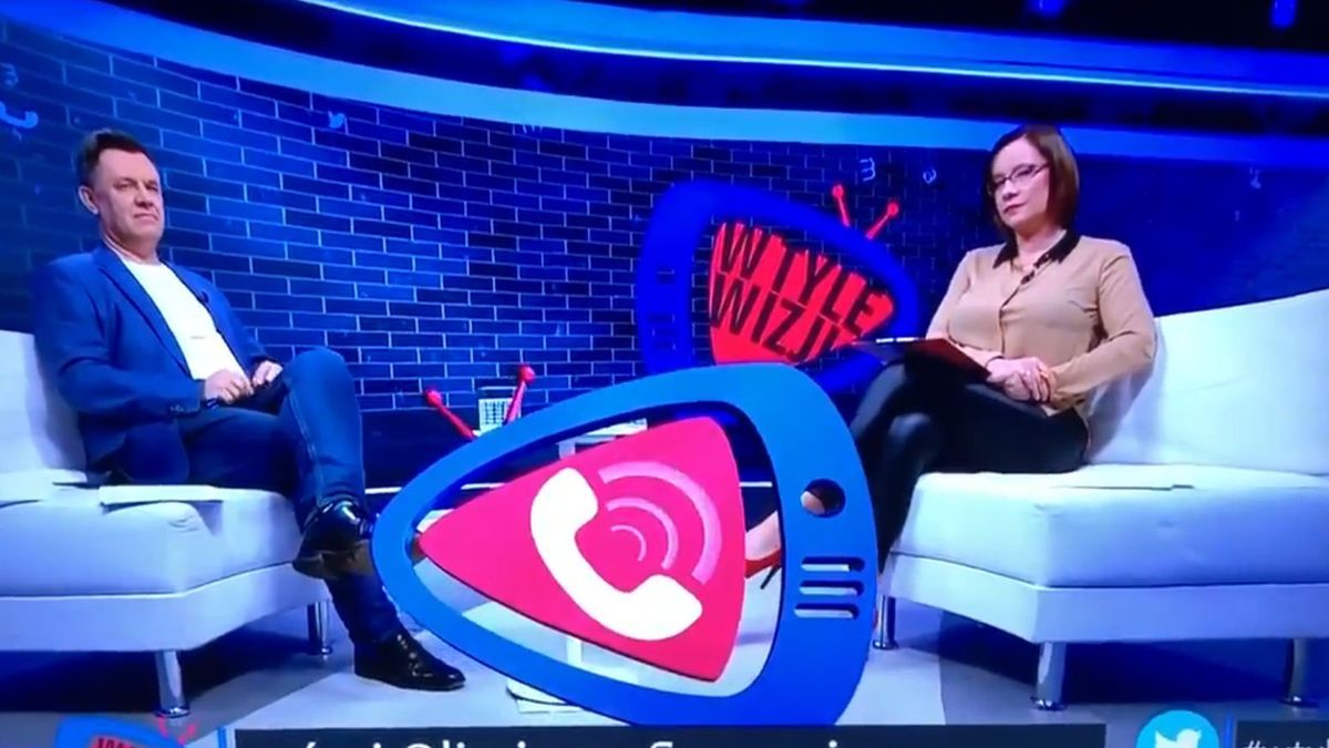 Zaskakujący telefon w TVP Info