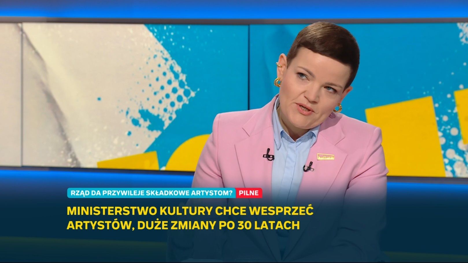 Marta Cienkowska w programie "Graffiti"