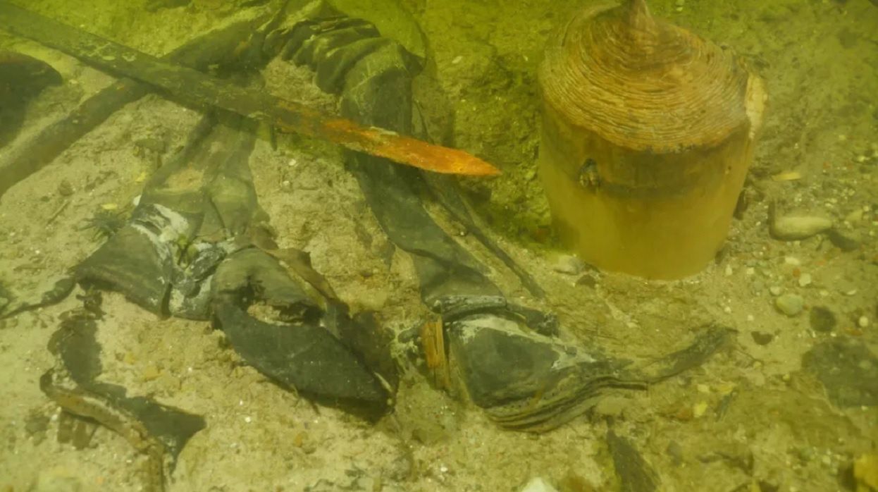 Doskonale zachowane szczątki wojownika odkryte na dnie jeziora