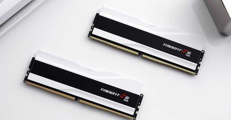 G.SKILL z nowymi modułami RAM DDR5 z RGB. Niby białe, a czarne