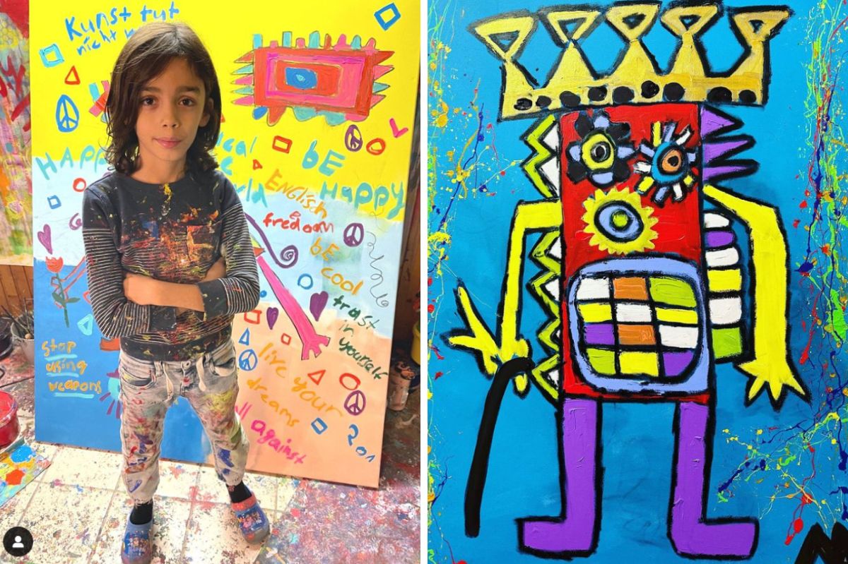 From a 4th birthday gift to a fortune. The journey of the world's youngest abstract artist