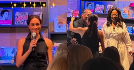 Meghan Markle wpadła na celebrycki event w księgarni. Na miejscu wspierała Oprah Winfrey. Taka przyjaciółka to skarb?