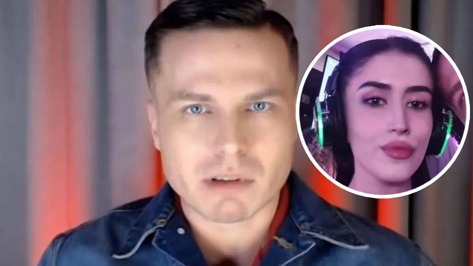 Rafał Olszak, nowy ekspert "Ślubu od pierwszego wejrzenia", pozuje z atrakcyjną nieznajomą