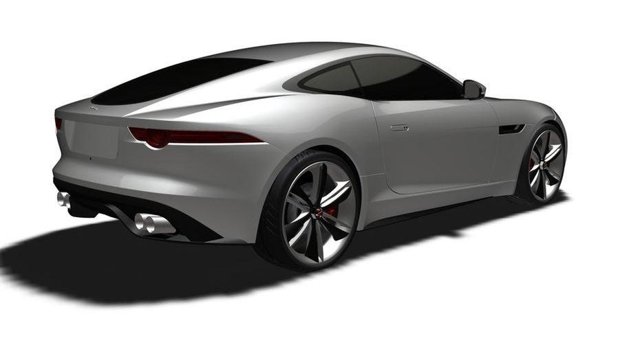 Jaguar F-Type Coupé - zdjęcia patentowe