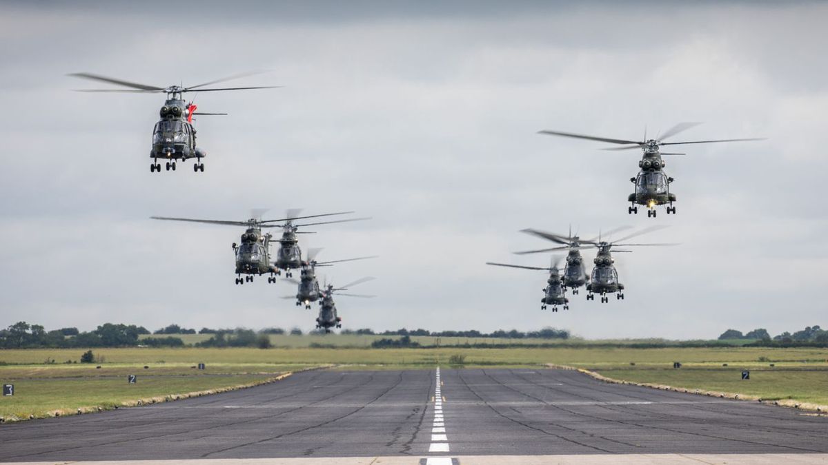 Brytyjskie śmigłowce Puma HC.2